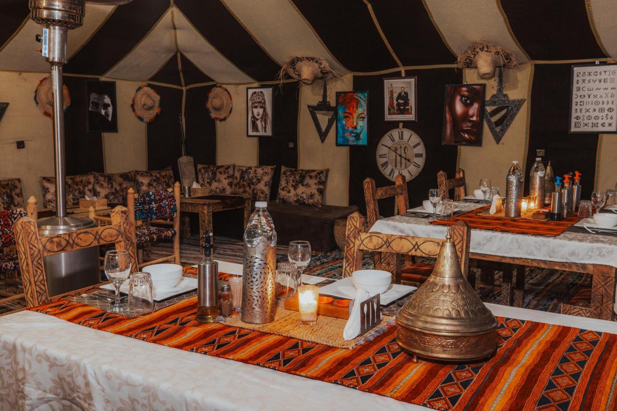 Tassili Luxury Desert Camp 梅尔祖卡 外观 照片