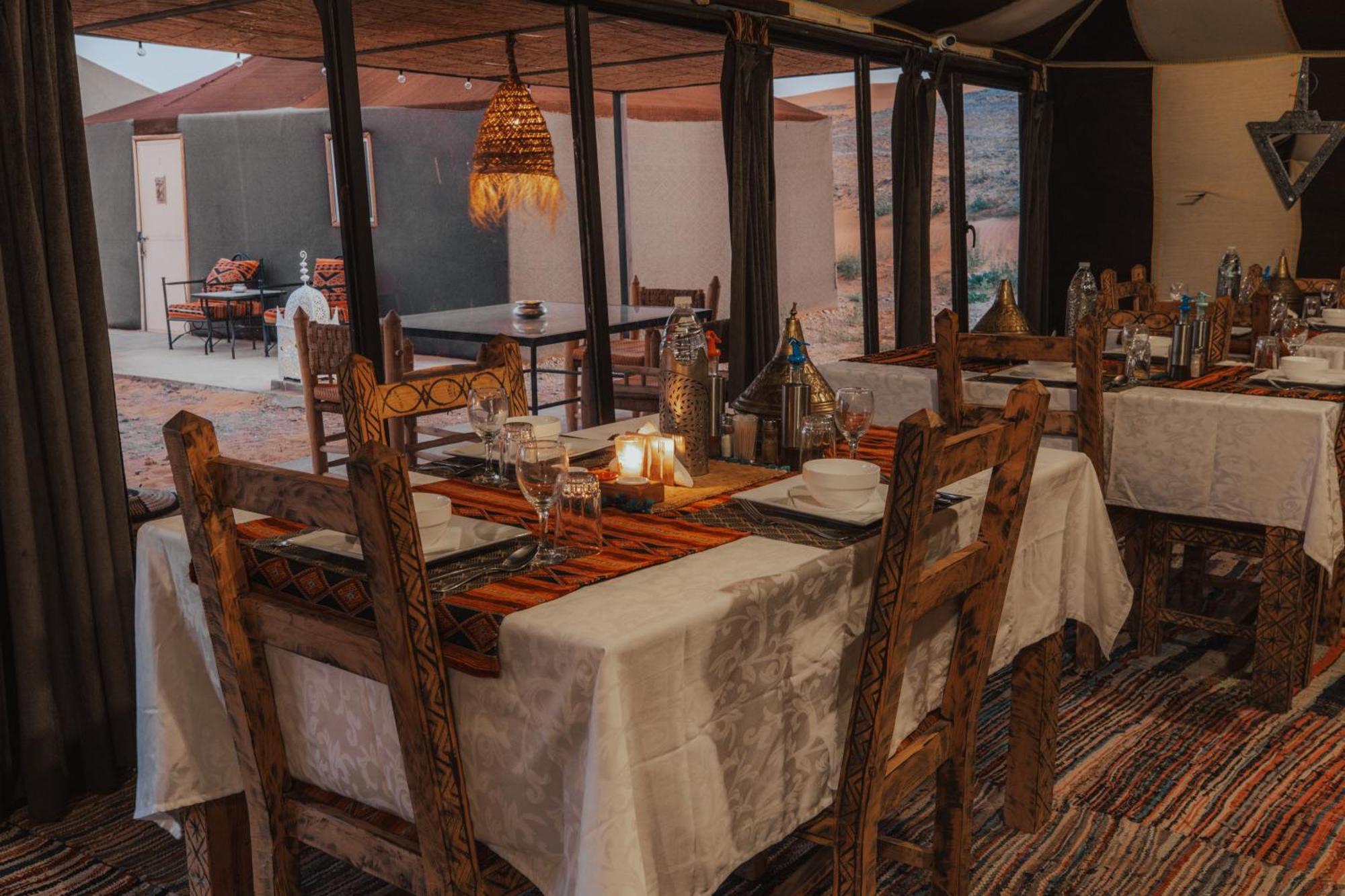 Tassili Luxury Desert Camp 梅尔祖卡 外观 照片
