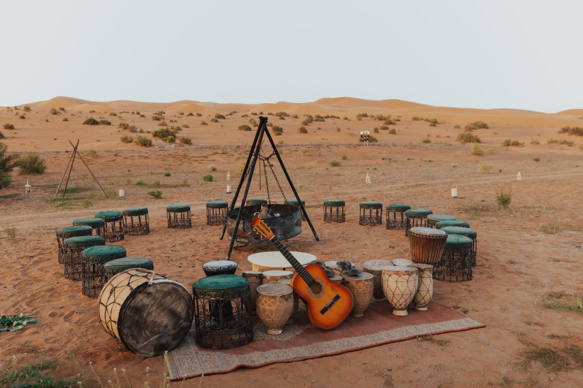 Tassili Luxury Desert Camp 梅尔祖卡 外观 照片