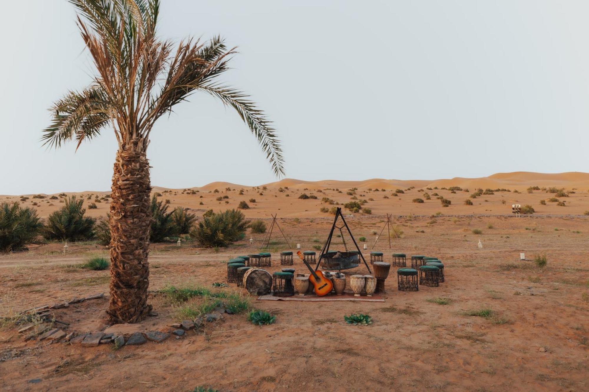 Tassili Luxury Desert Camp 梅尔祖卡 外观 照片