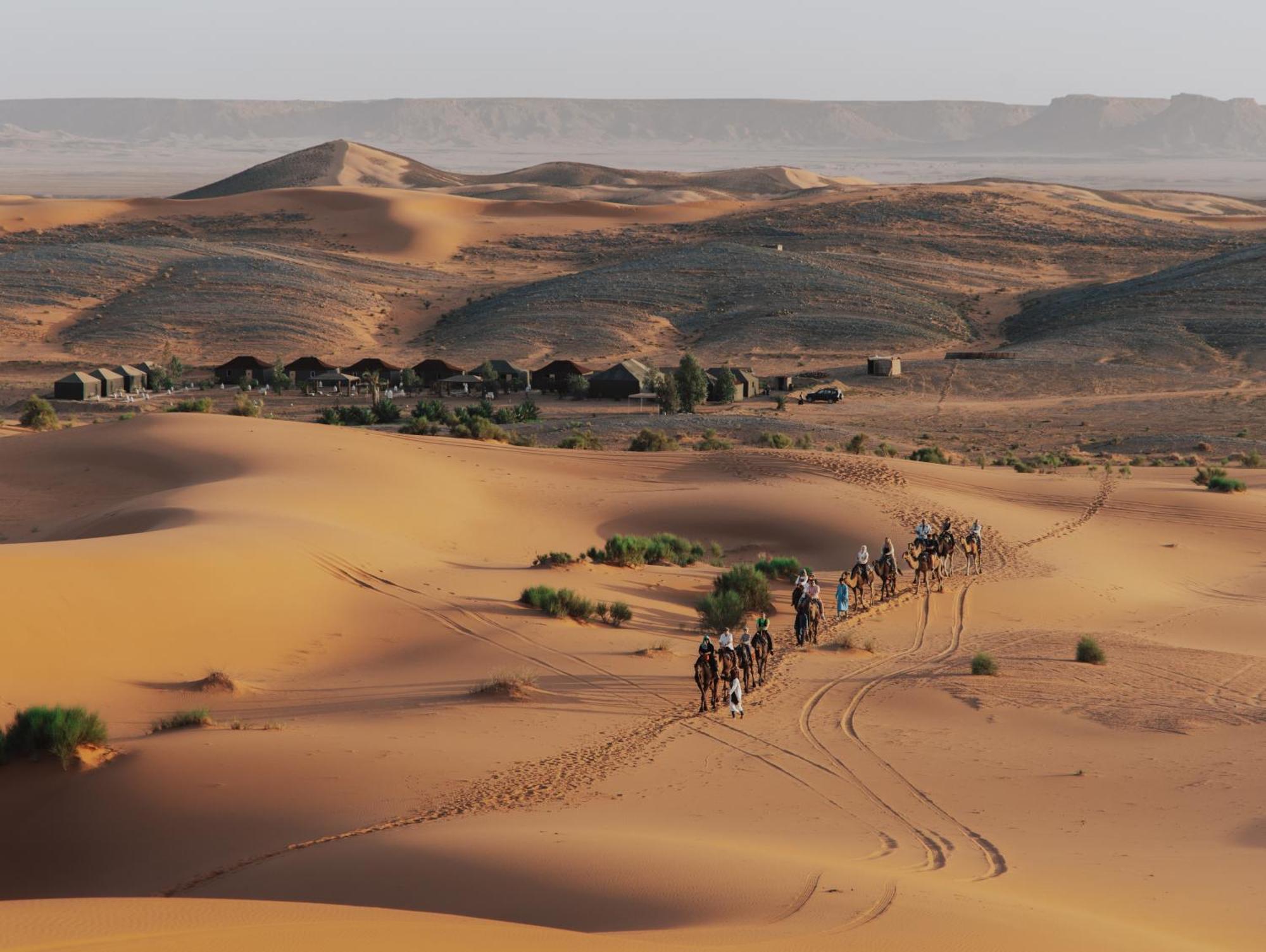 Tassili Luxury Desert Camp 梅尔祖卡 外观 照片