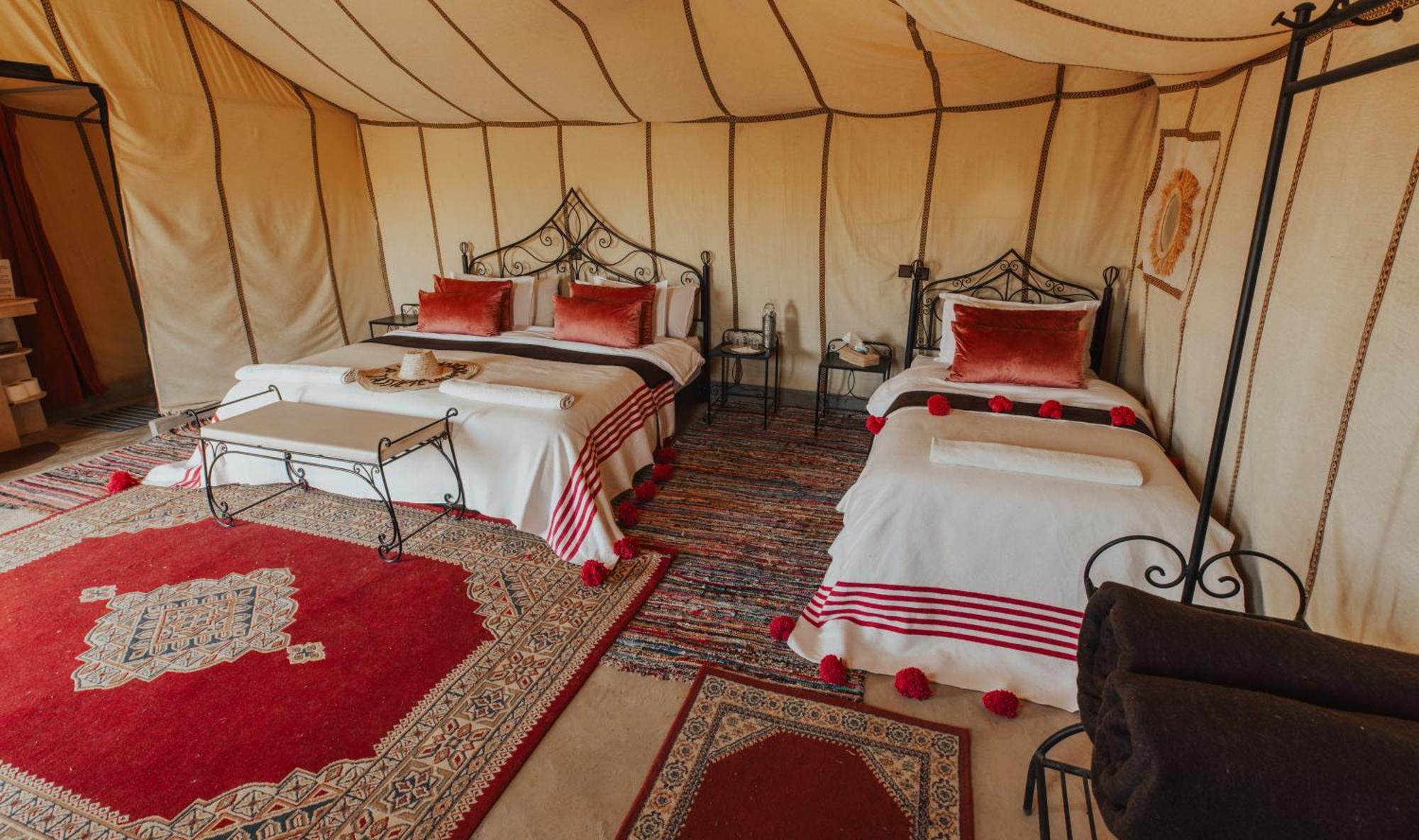 Tassili Luxury Desert Camp 梅尔祖卡 外观 照片