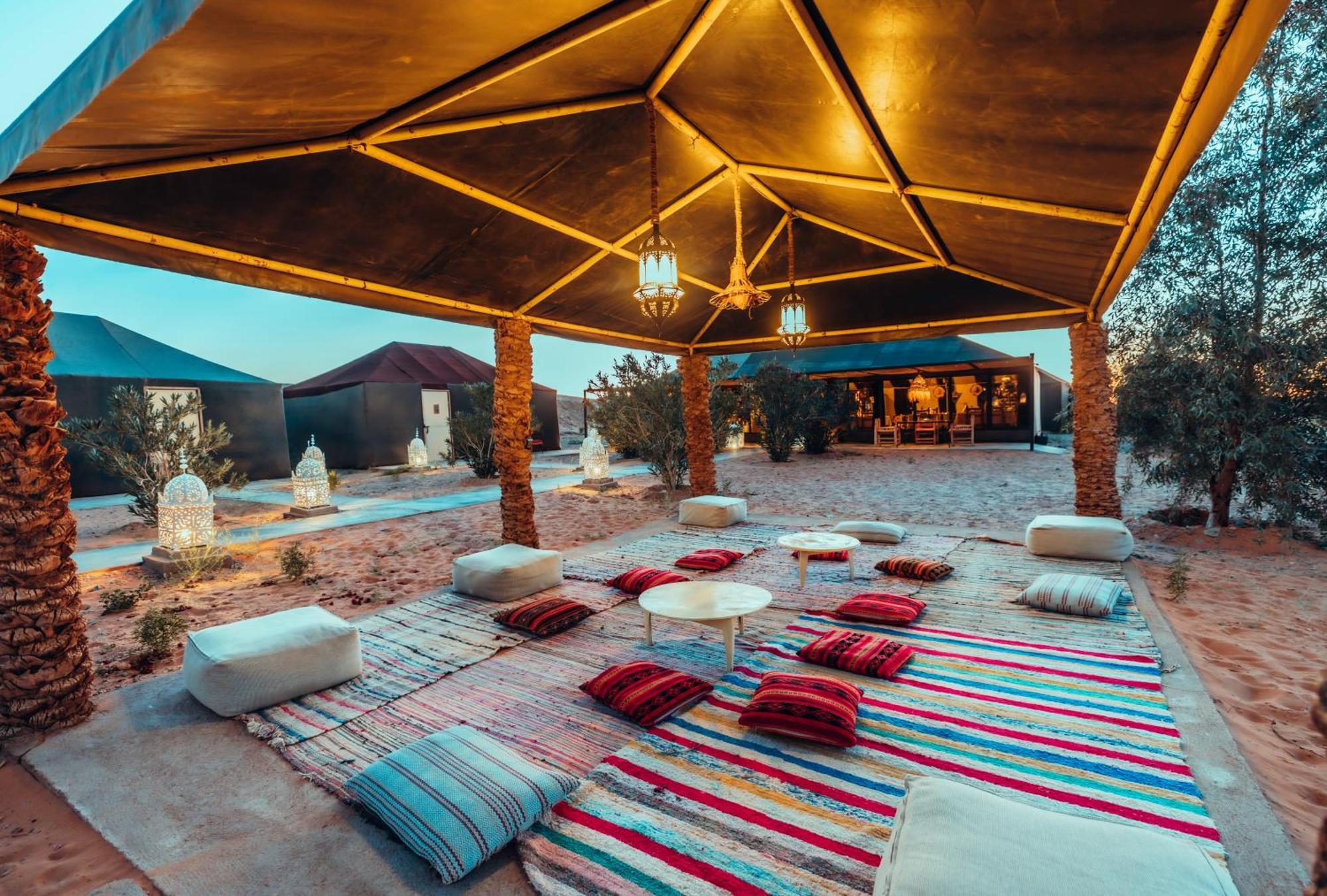 Tassili Luxury Desert Camp 梅尔祖卡 外观 照片